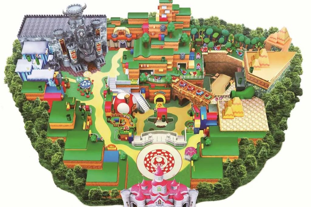 Super Nintendo World Map